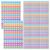 50 Sheets Number Sticker Labels for Classroom Use