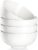 MALACASA 26 Oz White Ceramic Soup Bowls of 4, Cereal Bowls for Kitchen