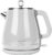 Electric Kettle 1.8L, Arcblin Retro Electric Tea Kettle for Boiling Water, 1350W Fast Boil, Stainless Steel Interior, BPA Free, Automatic Shut Off, Boil-Dry Protection, Pearl White