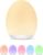 Night Light for Kids, Baby Night Light with 7 Colors Changing Mode & Stepless Dimming, Nursery Night Light BPA Free,Rechargeable Egg Night Light for Breastfeeding 1h Timer & Touch Control