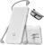 Q 10000Mah Portable Charger with Built-in Cables and AC Wall Plug
