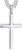 925 Sterling Silver Cross Necklace for Men