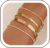 A ALARTAN Gold Bracelets for Women