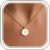 M MOOHAM Dainty 14K Gold Plated Enamel Mini Cross Necklace