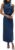 BTFBM Mock Neck Cocktail Dresses for Women Summer,Dark Blue,S
