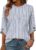 OFEEFAN 3/4 Sleeve Tops