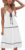 ECOWISH Tie Front V-Neck Midi Dress