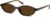 PHIKTTU Womens Oval Sunglasses
