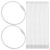 51pcs Mm Cable Keychain Wire Ring with Screw Lock for Everyday Carry