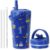 BUZIO 14 Oz Water Bottle with Straw Lid