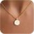M MOOHAM Dainty 14K Gold Plated Enamel Mini Cross Necklace