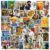 52 Pcs Aesthetic Famous Painting Stickers,Van Gogh Artist Decals for Laptop Water Bottles Bicycle Skateboard Scrapbook,Waterproof Vinyl for Wall, Museum Fine Art