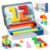52 PCS Magnetic Blocks with Metal Box, 0.8in Mini Building Cubes Protable Travel Airplane Classroom Toys for Kids Ages 3+, STEM Educational Building Set for Toddlers Boys & Girls Birthday Gifts