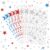 546Pcs Glitter Star Stickers 4Size Large Small Star for Kid,Red Silver Blue