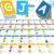 54 Spanish Alphabet Flash Cards, Uppercase & Lowercase Letter Cards, Jumbo Size Letter Sounds Flashcards, Letter Recognition Learning for Kids, Toddlers, Classroom, Preschool, Kindergarten