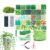 5500pcs DIY Beaded Plant Kit – Glass Green Beads, Forever Plant Beads Kit