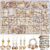 550Pcs Ocean Beads Kit Shell Starfish Mermaid for Bracelet Jewelry Making
