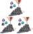 550pcs Putty, Fidget Toys, Fidget Toys Adults ，Sensory Toys，Adults Gifts,Desk Fidgets Toys for Office Stress/Anxiety Relief (550 PCS(Colour)) (Pack of 3)