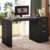 55.1″ Fluted Electric Standing Desk with Power Outlets & USB, Black