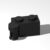 58 Piece Hinge Brick 1×4 Swivel Top, Black, Compatible with Lego Parts 3830