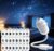 5D Holographic Galaxy Star Projector, 2-in-1 USB Powered Night Light, 360° Adjustable Projection Lamp with 3/6/12/24 Sliding Films, Plug and Play Ambient Light for Bedroom Indoor Home Decor