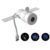 5D Holographic Night Light Projector, 2-in-1 Galaxy Projector Night Light