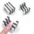 5D Nail Magnet Tool Only (No Ball Magnet) – Cat Eye Magnet with Non-Slip Finger Stand, U-Shaped Strong Magnetic Tool for Beginners, DIY Home Salon Manicure Set (HJ-NAT278-WB)