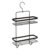 5 five simply smart 5Five – Black Steel Shower Caddy – 25.5 x 12 x 31 cm – Bathroom Storage, Shower Organizer, Practical Bath Accessory