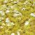 5mm Flat Sequins Lemon Yellow Transparent Rainbow Iris Duo Made in USA