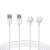 5mm Magnetic USB Charging Cable, Replacement Cord 0.2in Dual Connector