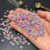 5mm Rainbow Heart Polymer Clay Slices 5g, 10g & 25g for Crafts (5g)