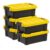5‑Pack 3 Gal Heavy‑Duty Latching Plastic Storage Bins with Lids