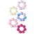 5 Pack Colored Fidget Ring Spiky Bead Sensory Finger Rings Anxiety