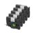 5 Pack Compatible with P-Touch TZe-931 TZe931 12mm 0.47 Silver Label Tape