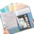 5 Pack Folders with Clear Front Pocket with 2 Pockets, Colored Folder for School Office File folders