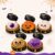 5 Pack Halloween Spooky Glitter Dumpling Squishie-s Toys, Cute Halloween Decor Ghost Bao Bun Squishes for Anxiety Relief, Dumplings Stress Balls for Adults Fidget Toy with Steamer