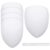 5 Packs DIY Cosplay Mask, Blank White Paintable Plastic Mask for Halloween