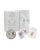 5pc. Girls White Blessed Trinity Missal Communion Set in a Pouch – P65