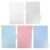 5pcs Binder Index Dividers Punched Tabs Inch PP 5.5×8.5 5 Color