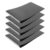 5pcs Black Receipt Organizer Folder with Reinforced Iron Pp Structure