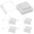 5pcs Blank Ink Pad Sponge Plastic Stamp Pad for Paper and Wood