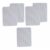 5pcs Double Sided Ruled Whiteboard 9×12 Inch High Density Board