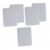 5pcs Double Sided Ruled White Board High Density Board Dry Erase