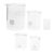 5pcs Glass Measuring Beaker Set 10ml 25ml 50ml 100ml 250ml