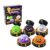 5Pcs Halloween Ghost Dumpling Squishy Toys, Steamer Basket Squeeze Stress Ball, Cute Sensory Stress Relief Fidget Toy, Halloween Party Favors-Brown