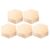 5pcs Hexagon Pine Wood Pieces for Painting, Engraving, and Decor