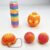5 PCS Little Ouchies Fidget Toy Set – Pain Stim Spiky Roller Keychain, 3D Printed Sensory Fidgets for Stress & Anxiety, Adult Stim Toy for Focus, Novelty Gift（Orange）