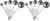 5PCS Measuring Spoons Set, Include 1/8,1/4,1/2,1 tsp, and 1tbsp Cup (Pack of 2)