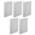 5pcs Mini Oil Painting Frame for DIY Arts, Wooden White