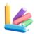 5PCS Novelty Pencil-Shaped Erasers with Hexagon Design, Easy-Grip Erasers for Students Learning Tools Ergonomic Hexagonal for Writing